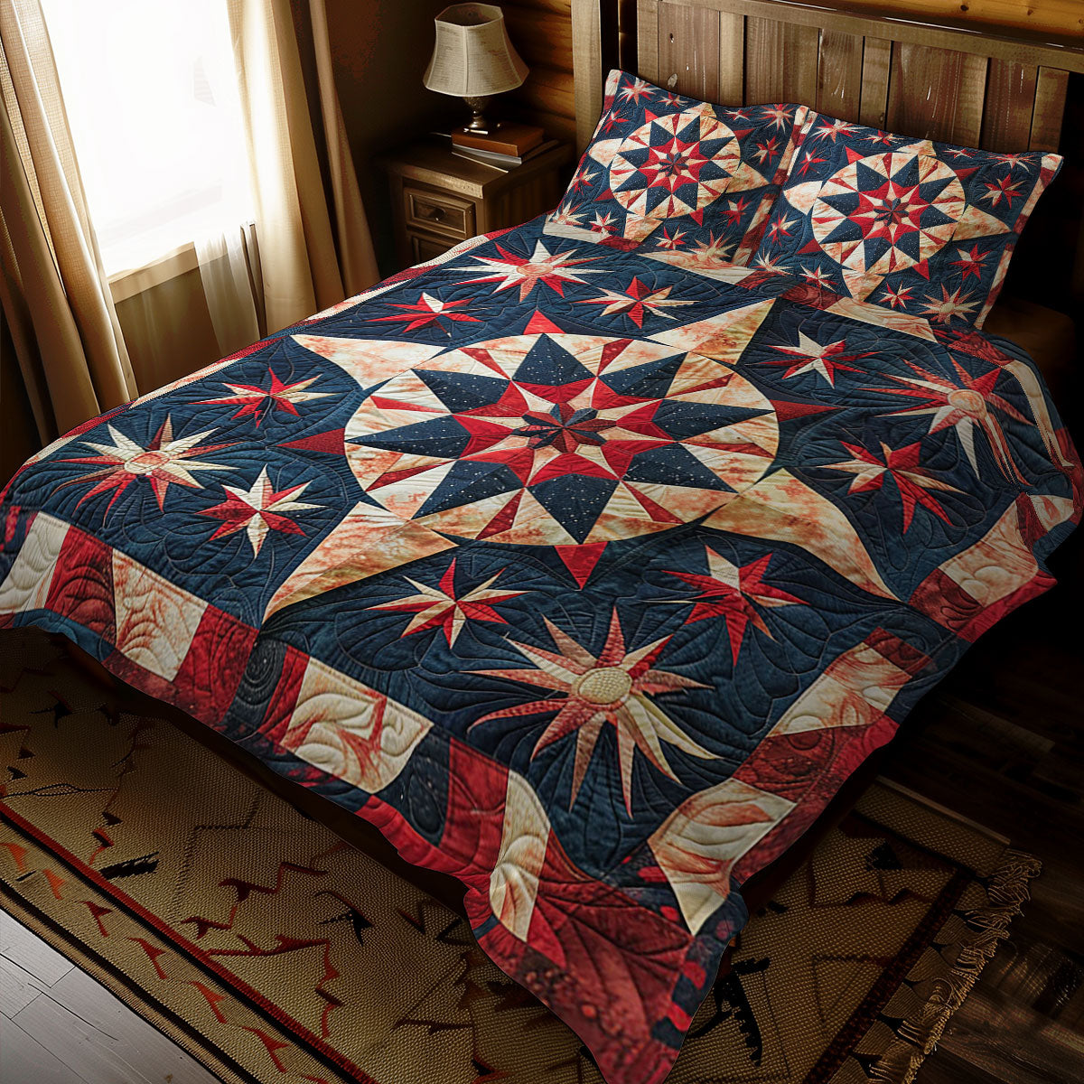 Patriotic Independence Star WJ2310028CL Duvet Cover Set