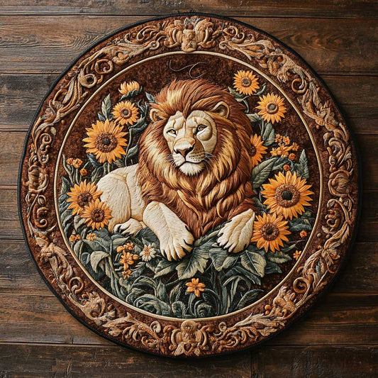 Silent Lion WN2204057CL Quilted Round Mat