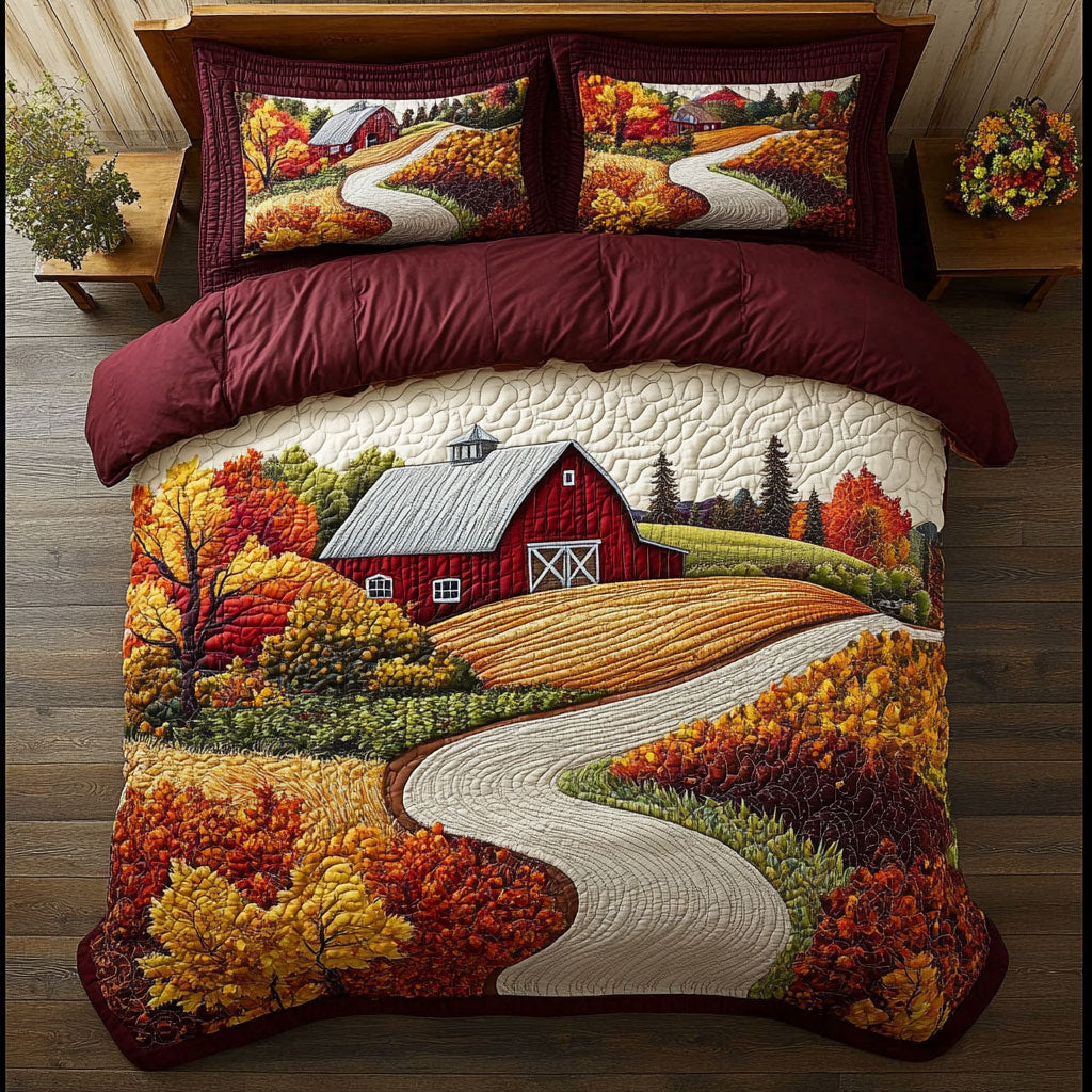 Harvest Field Escape WX0507020CL Duvet Cover Set