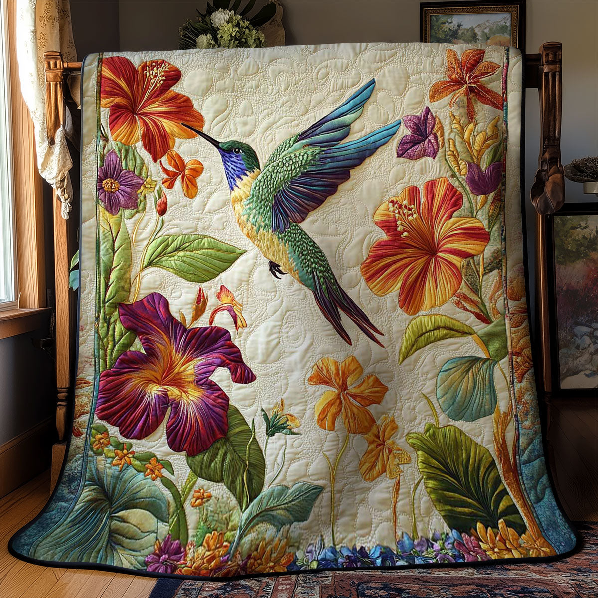 Radiant Hummingbird WN0502041CL Quilt