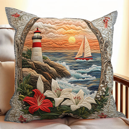 Lily Lighthouse WX0406094CL Quilt Pillow Case