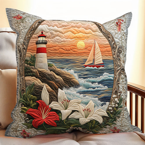 Lily Lighthouse WX0406094CL Quilt Pillow Case