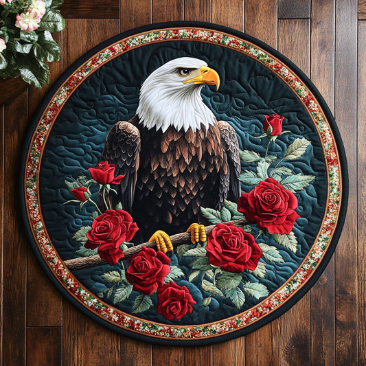 Rosie Eagle CM0606004CL Quilted Round Mat