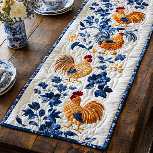 Chicken Grace CW0206008CL Quilted Table Runner