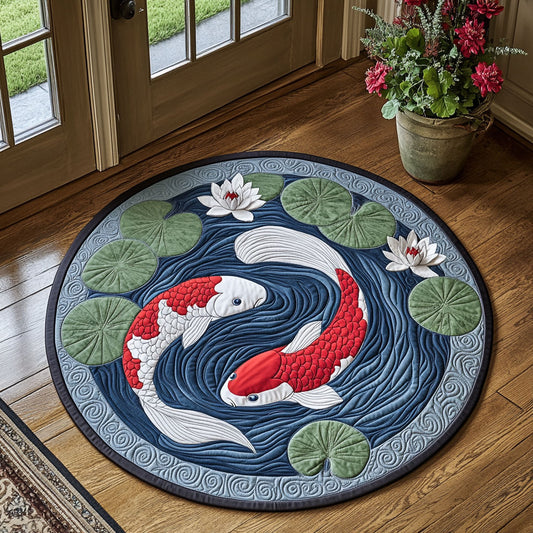 Sacred Waters CP0410035CL Quilted Round Mat