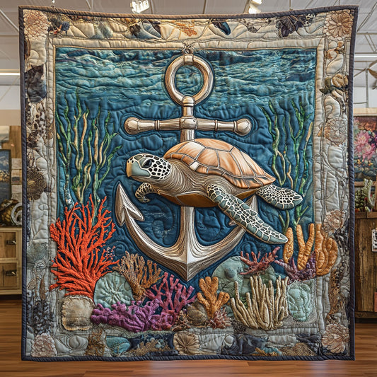 Turtle Anchor CW1906050CL Quilt