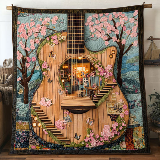 Guitar Dream Dwelling WN0412033CL Quilt