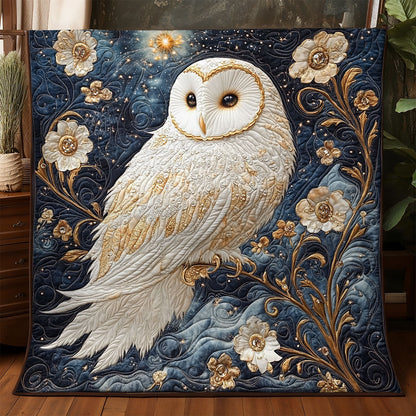Moonlit Ivory Owl WX1306026CL Quilt