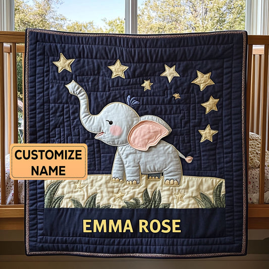 Moonlight Trunk CP2807079CL Personalized Baby Quilt
