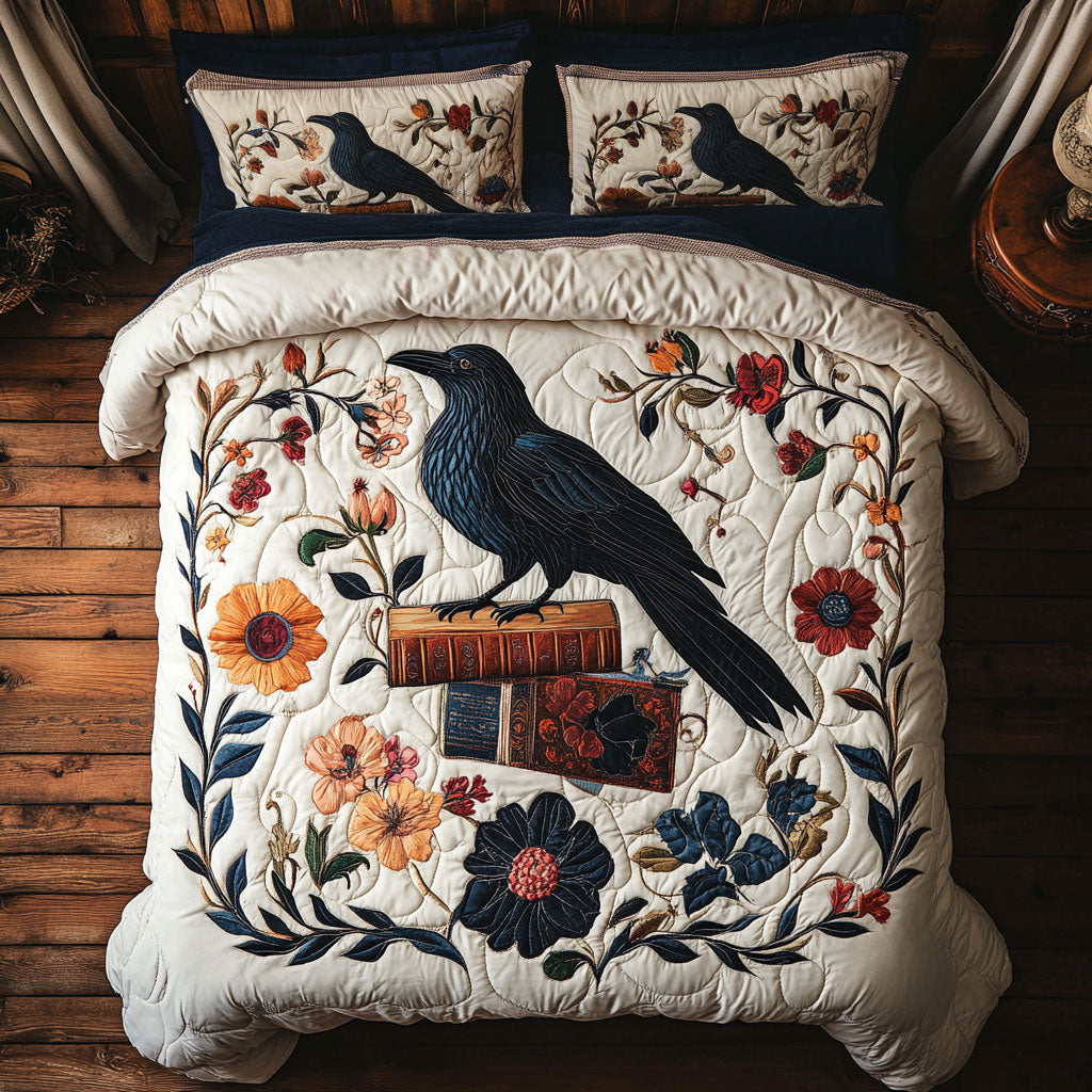 Whimsical Raven WY1104034CL Duvet Cover Set