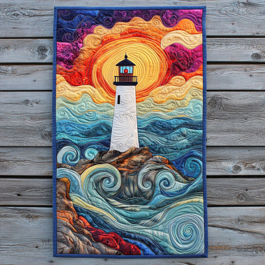 Serenity Lighthouse WP0705059CL Quilted Table Runner