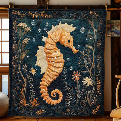 Ocean Seahorse Magic WN2503101CL Quilt