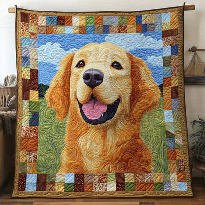 Golden Meadow Retriever WN2006012CL Quilt