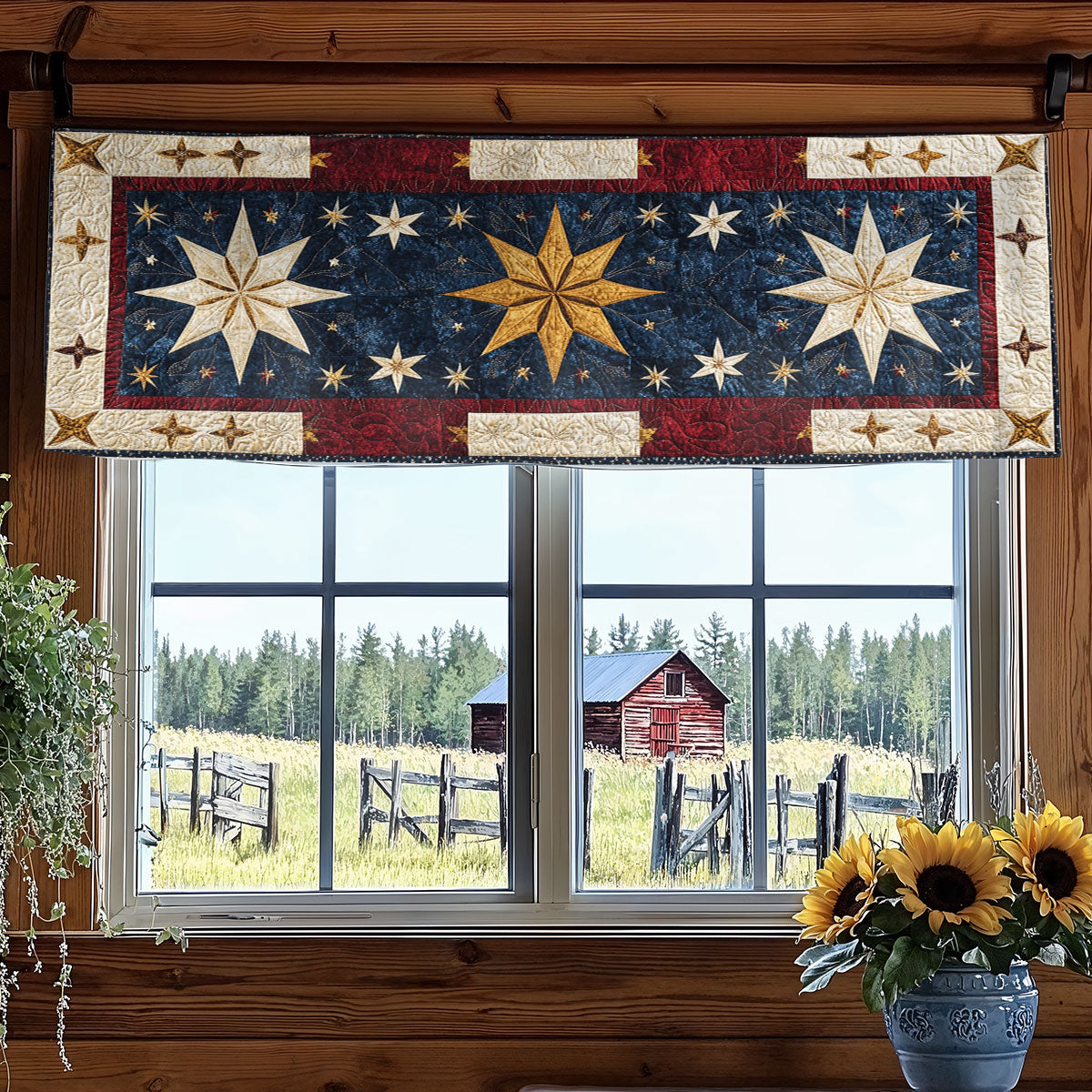 Native Solstice WN2807094CL Quilted Valance