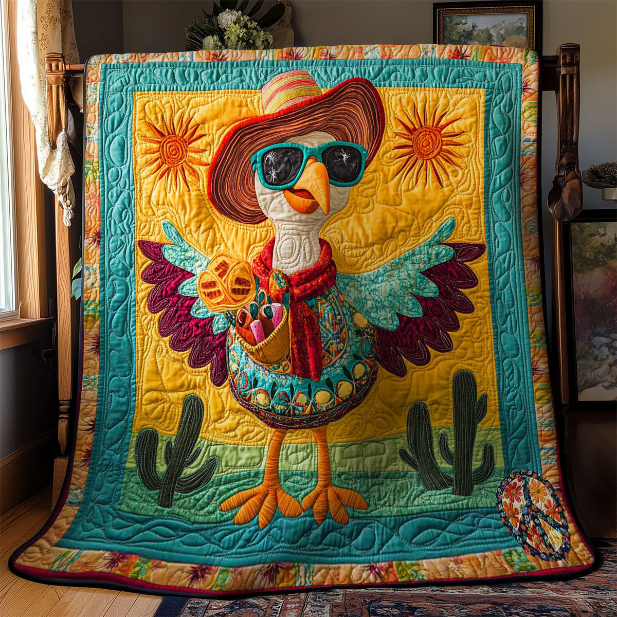 Turkey Fiesta WN1411028CL Quilt