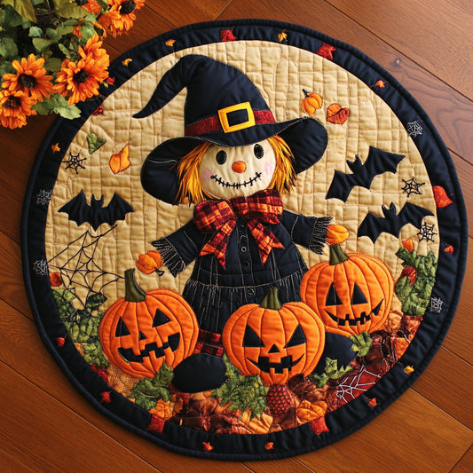 Spooky Smile CW1706043CL Quilted Round Mat