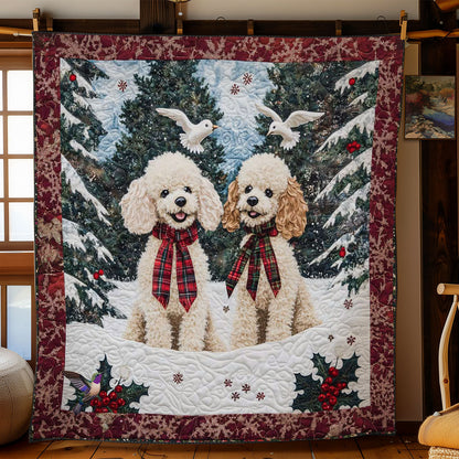 Poodle Wonderland WN1511037CL Quilt