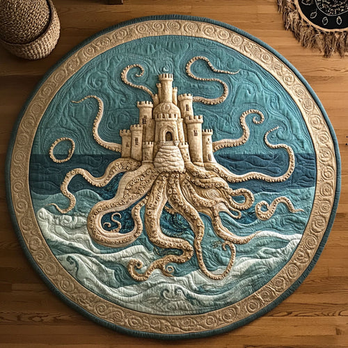 Deep Sea Fortress WY3006046CL Quilted Round Mat