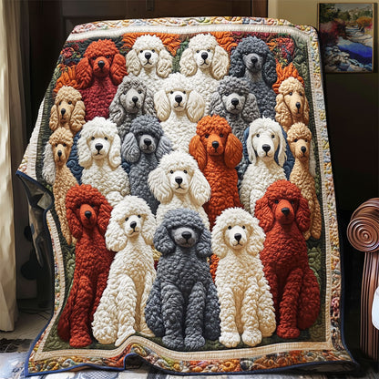 Poodle Parade YR1501042CL Quilt
