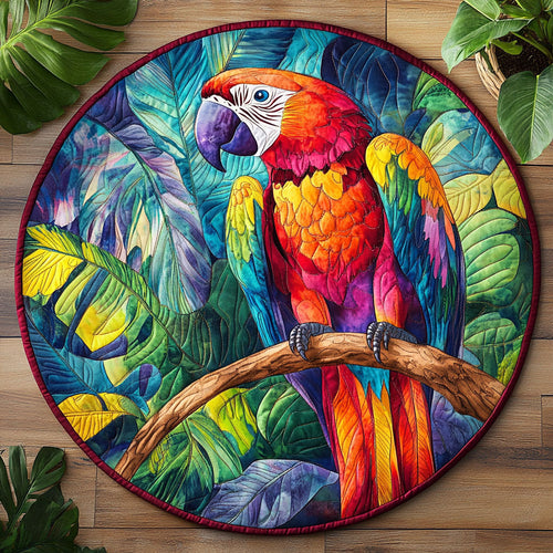 Color Parrot CW2205367CL Quilted Round Mat
