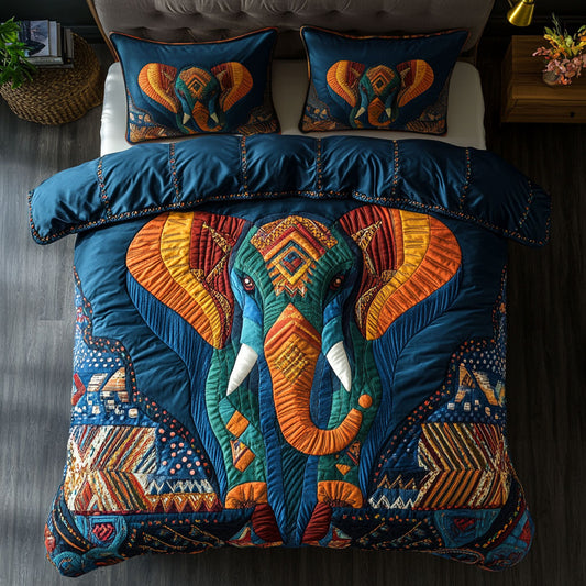 African Elephant Weave WN0910002CL Duvet Cover Set