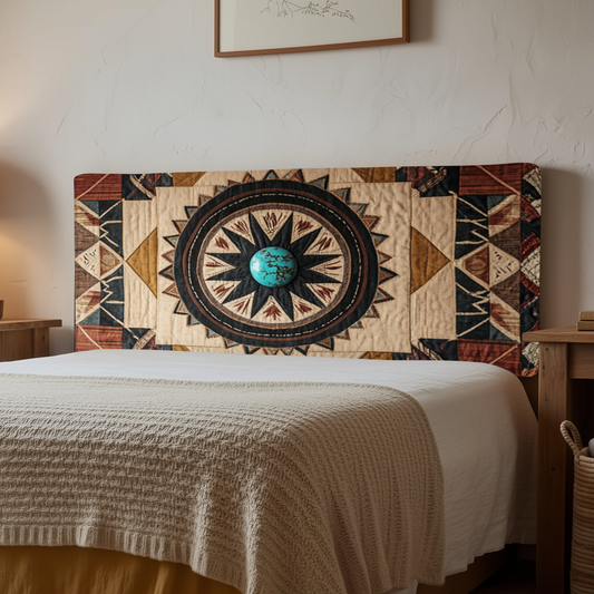Native Earth Mandala KL1212006CL Quilted Headboard Slipcover
