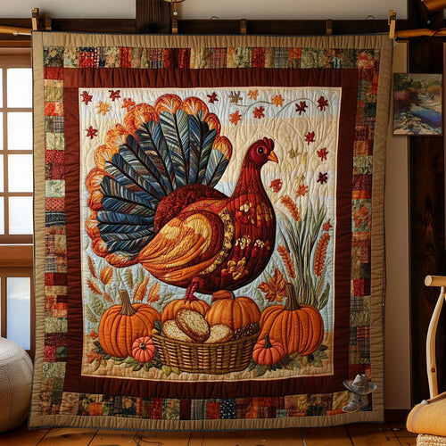 Turkey Thanksgiving Bliss WN2011052CL Quilt