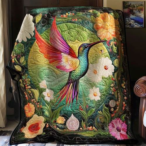 Blooming Hummingbird WJ0701003CL Quilt