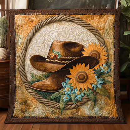 Sunflower Cowboy WX1306042CL Quilt