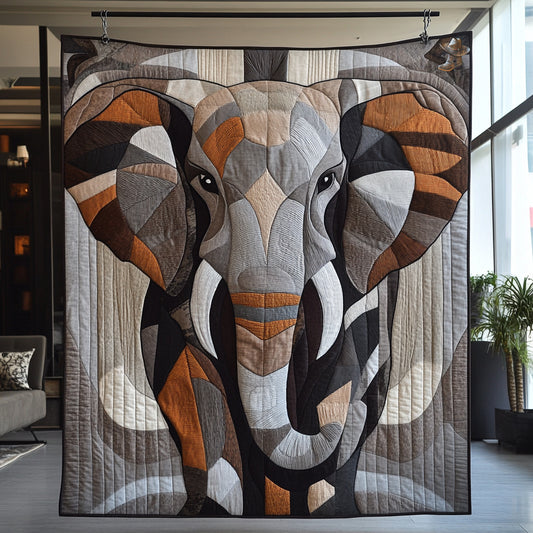 Elephant Into The Wild WU2410012CL Quilt