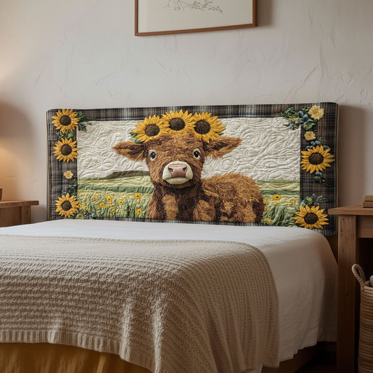 Sunlit Cow CP1912008CL Quilted Headboard Slipcover