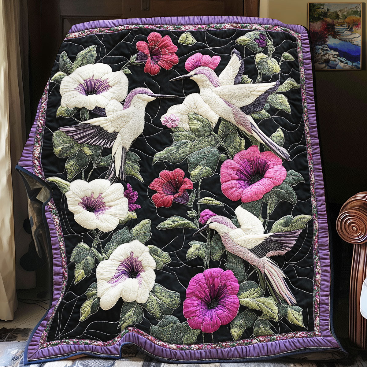 Hummingbird YR1101033CL Quilt