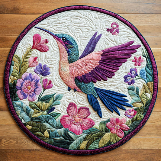 Bloom Wing CP0707019CL Quilted Round Mat