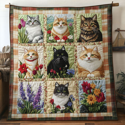 Serene Garden Cat WN0611092CL Quilt