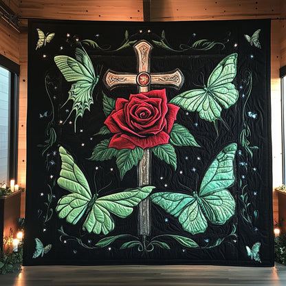 Faith Wing Rose CW0910004CL Quilt