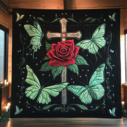 Faith Wing Rose CW0910004CL Quilt