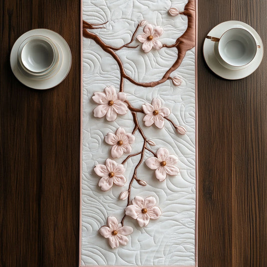 Mystic Sakura WX0606034CL Quilted Table Runner