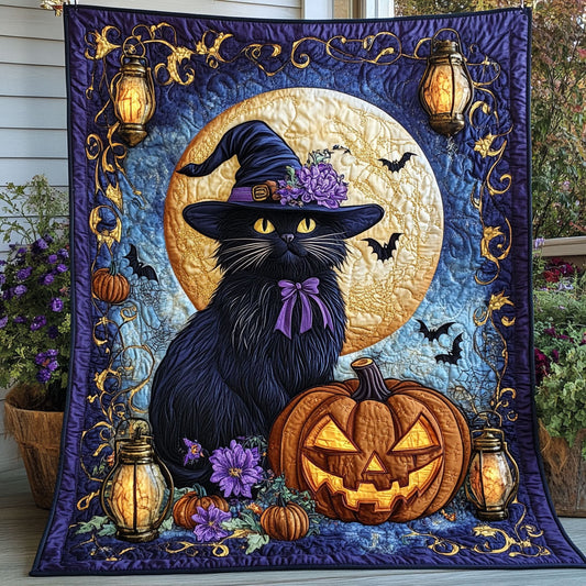 Cat Of The Violet Flame WN0708026CL Quilt