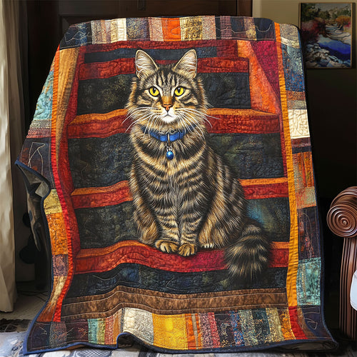 Elegant Cat Portrait WP1905015CL Quilt