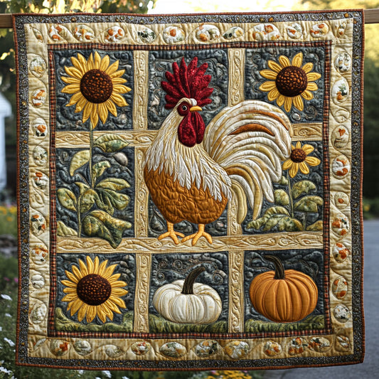 The Rooster Gang WY1308050CL Quilt
