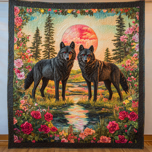 Black Wolf Mate CP0207018CL Quilt