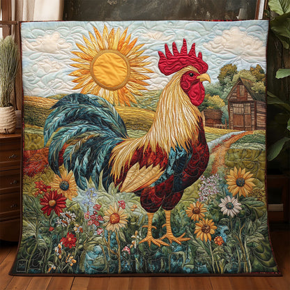 Chicken Sunflower WX3105012CL Quilt
