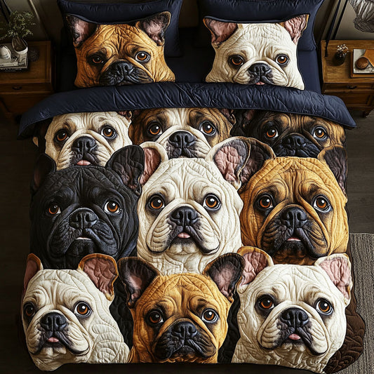 Snuggle Bulldog CW1511021CL Duvet Cover Set