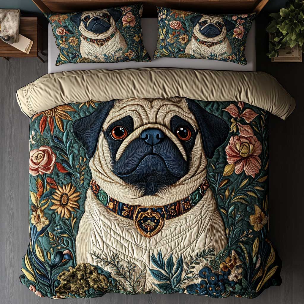 Expressive Pug CQ1704009CL Duvet Cover Set