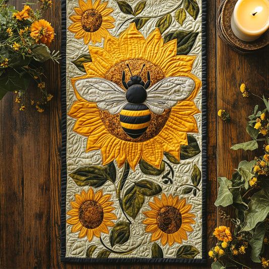 Sweet as Honey CM2404036CL Quilted Table Runner