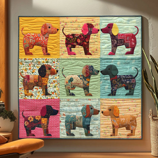 Meadow Dachshund WN2608064CL Quilt