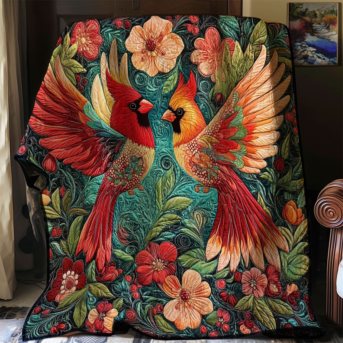 Cardinal Bloom WJ2712008CL Quilt