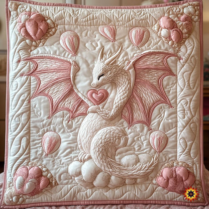 Heart White Dragon WY3012015CL Quilt
