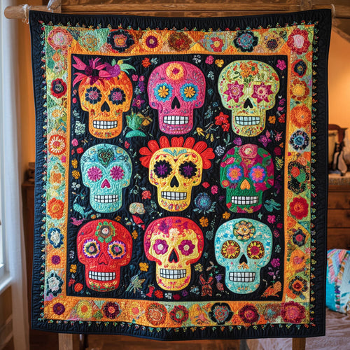 Calavera Carnival WJ0608008CL Quilt