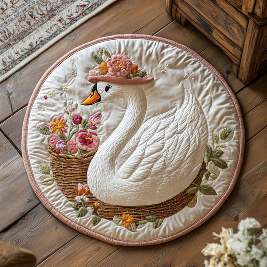 Hat Of Petals CP0206066CL Quilted Round Mat